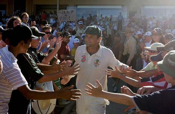 Adam Gilchrist was one of the greatest mainstays of the 'Invincible' lineup